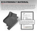 Custom Fit Car Floor Mats for Pajero Sport 2015-2023 - Black - Laser Measured TPE, Raised Edge, 3 Piece Set