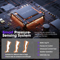 Air Compression Leg Recovery Boots - Large and Standard - 5 Air Chambers, 6 Massage Modes, 6 Intensity Levels, Memory Se