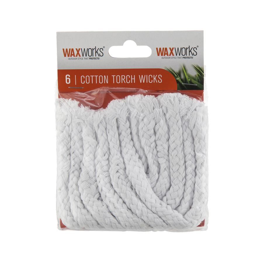 Waxworks Cotton Wicks - 6 Pack - Virgin Cotton - Outdoor Use - SuperSaverAU - view 1