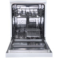 Emilia 60cm Freestanding Dishwasher - 12 Place Settings, Stainless Steel, Half Load, Delay Start - EDW65SS