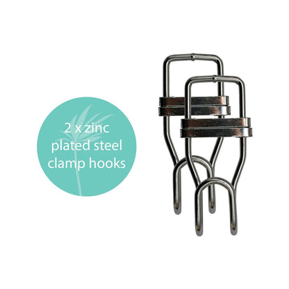 Two Trees Hammock Temp Hanging Kit - 200kg Zinc Plated Steel - Easy Setup