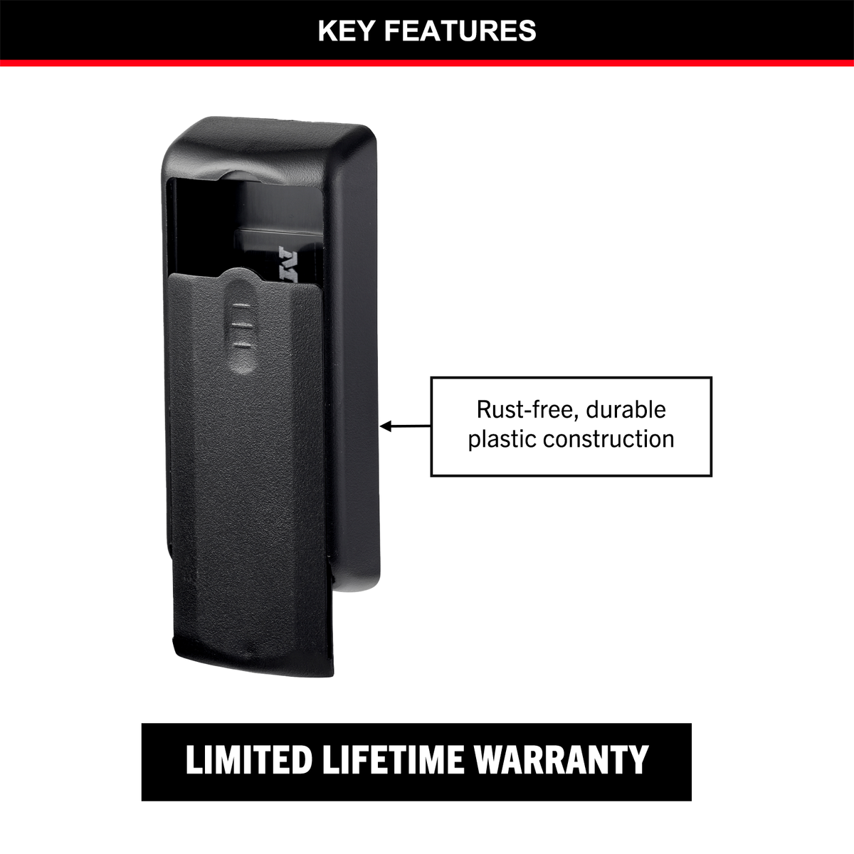 Master Lock Magnetic Key Case - Large Plastic - Durable - Discreet - SuperSaverAU - view 4