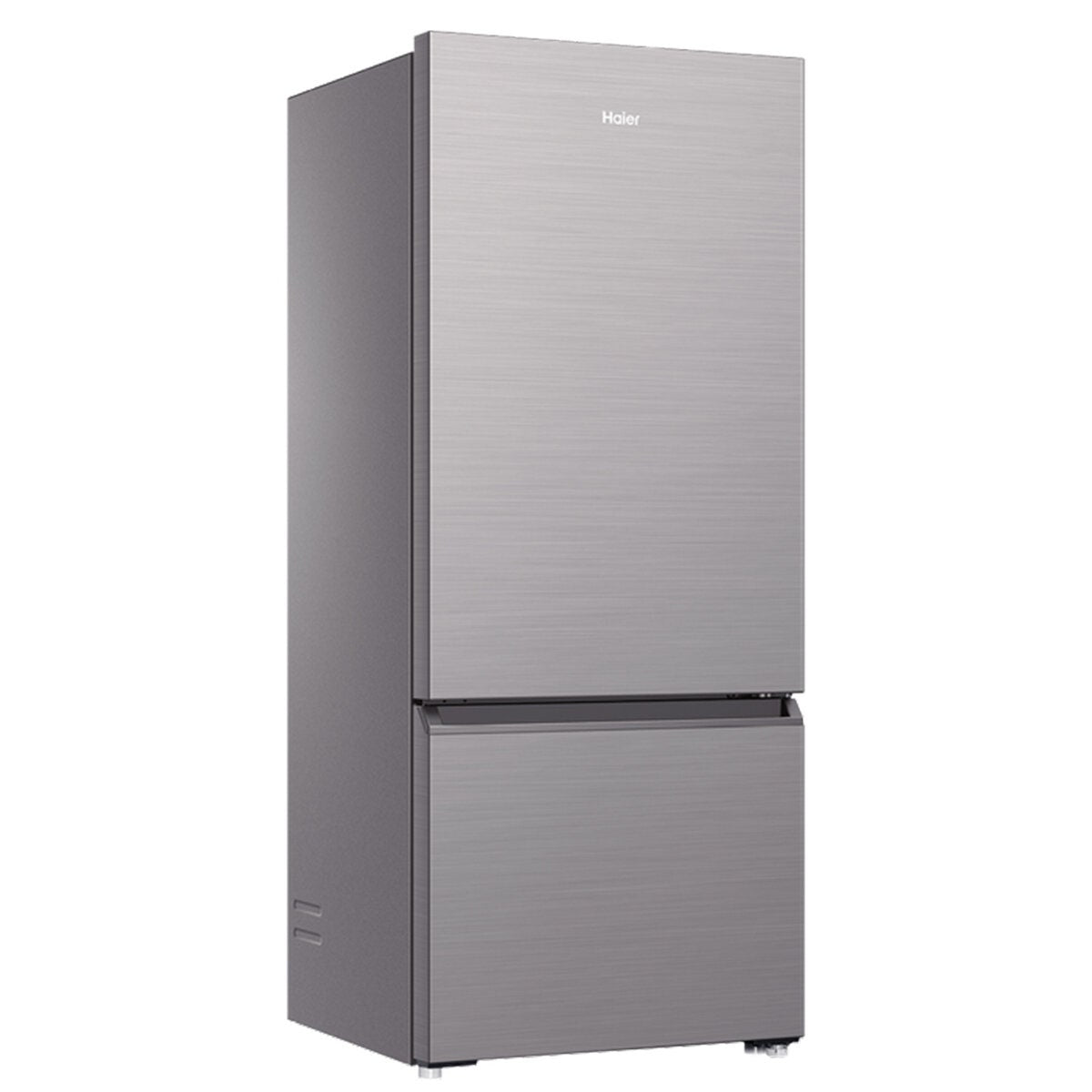Haier 433L Bottom Mount Fridge - Satina Silver, 5.5 Star Energy, Humidity Fresh Zone - HRF420BS
