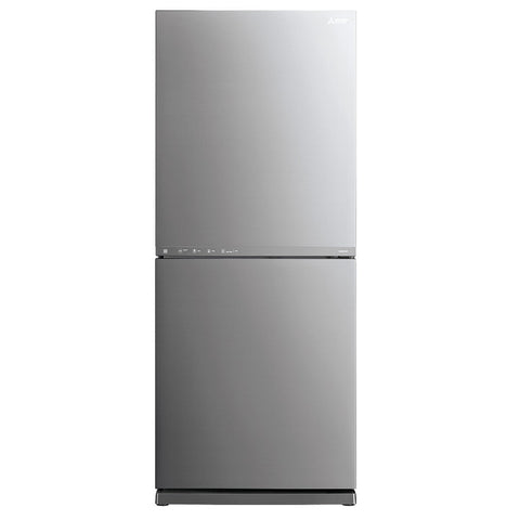 Mitsubishi Electric 421L Bottom Mount Fridge - Sterling Silver, Ice Maker, Select Zone - MR-HS421EX-SS-A