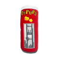 Baxter Bone Pop Ups Chips Can Plush Pet Toy - 80mm x 200mm - Red - Squeakers & Crinkle - SuperSaverAU - view 3