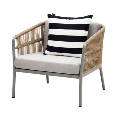Mojo 60cm Large Striped Polyester Cushion Cover Multi Colour