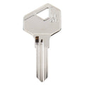 EHI LF27 49mm Silver Blank Key, Nickel Plated Brass