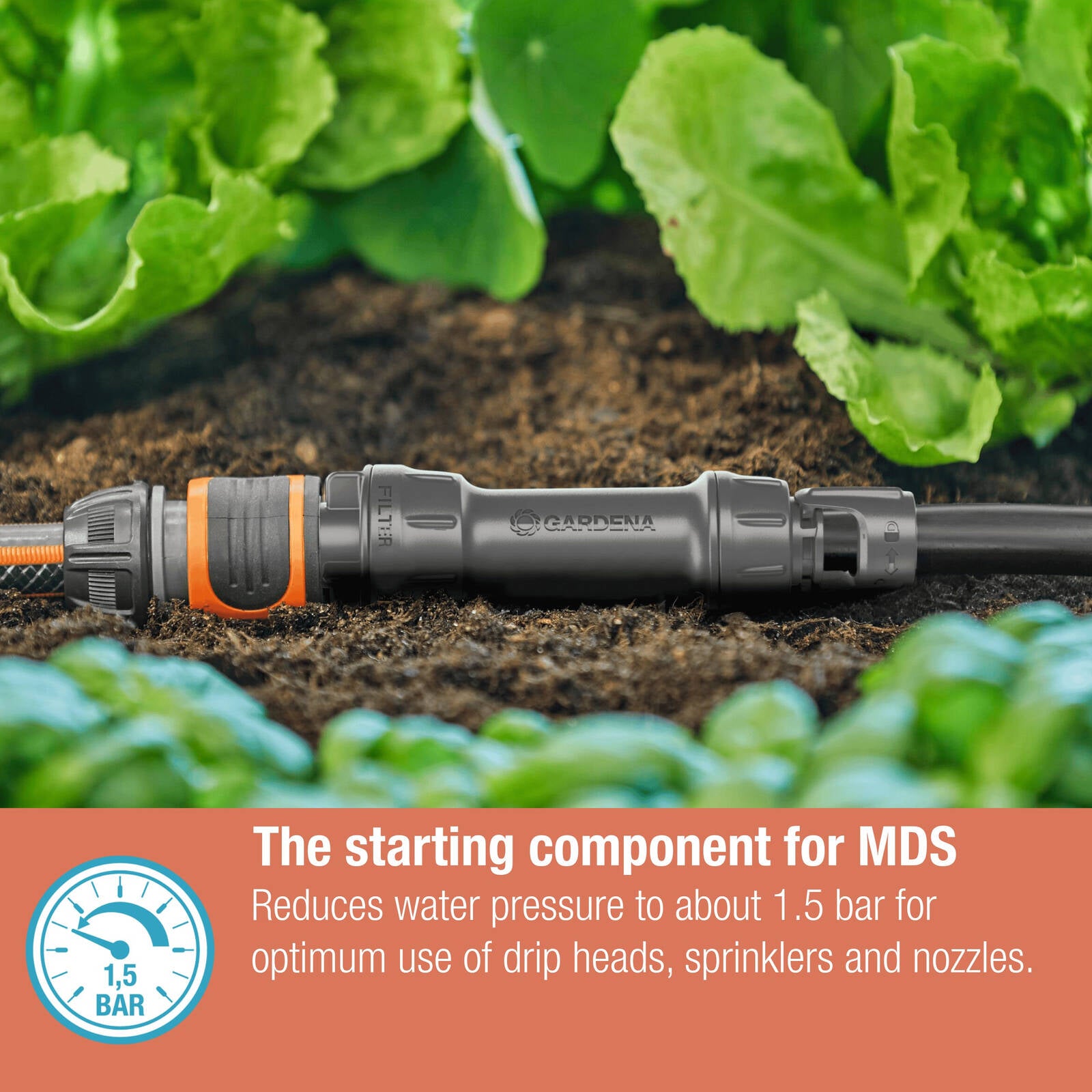 GARDENA Micro Irrigation Master Unit 1000 - 4.6mm Supply Pipe