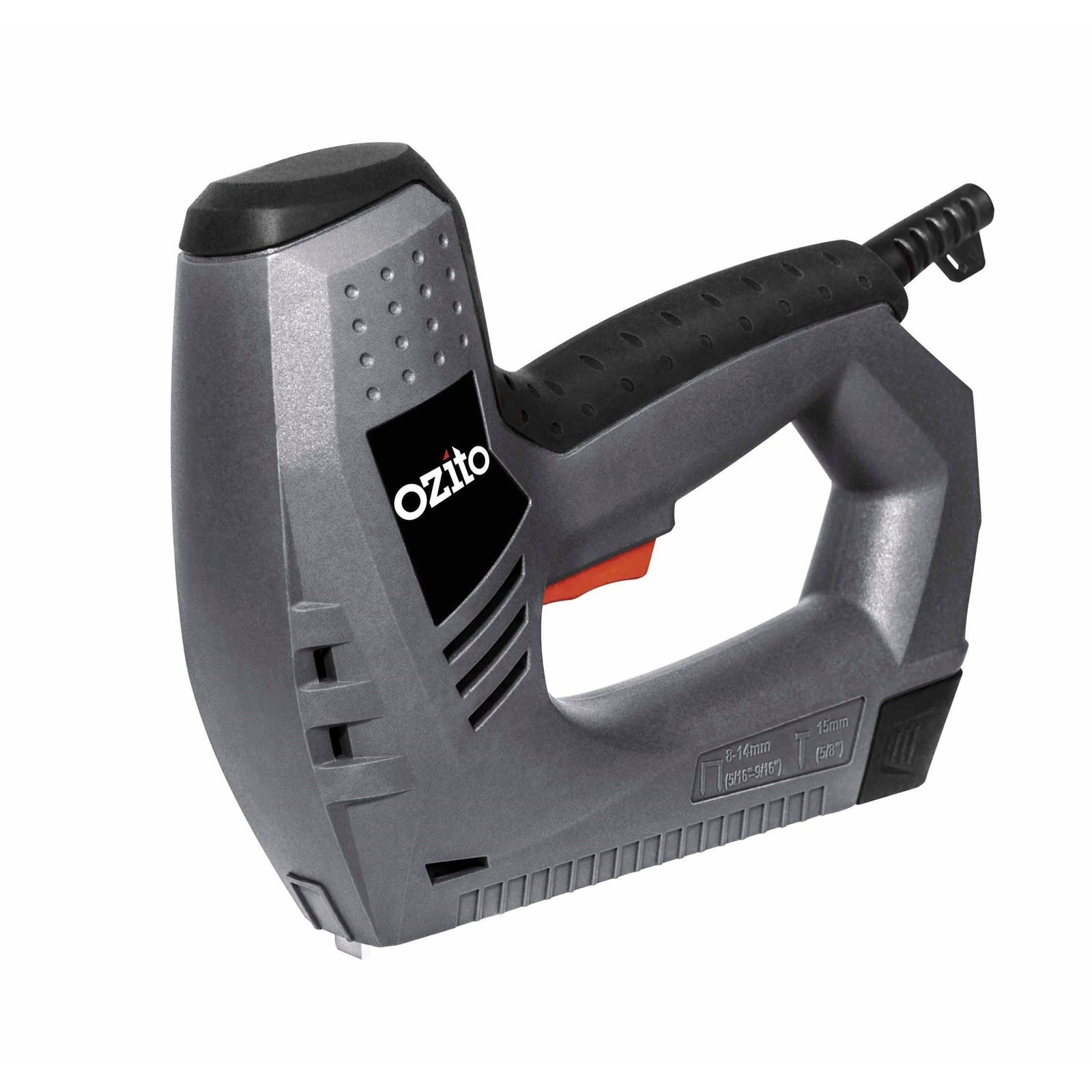Ozito 240V Stapler Nail Gun SNG-2050, 8-14mm Staples, Strip Feed