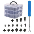 625 Piece Car Body Trim Clips Kit, Push-Type Plastic Fasteners for Bumpers and Panels - view 2