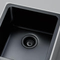 Titan single bowl kitchen sink - everyday matte black finish, AISI316 stainless steel - TSBS52