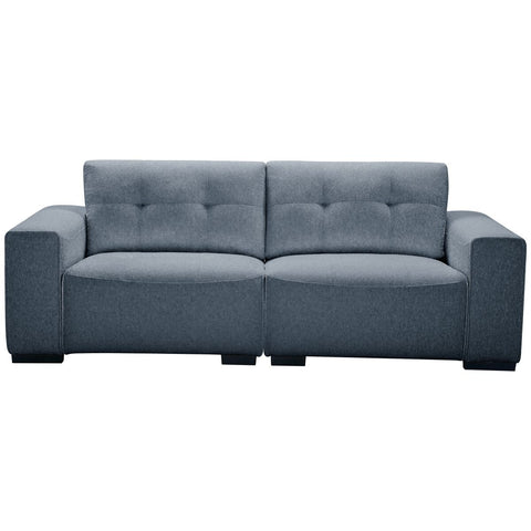 Ostro Furniture Bella 3 seater sofa - dark grey fabric with foam seats and spring support - 25002000