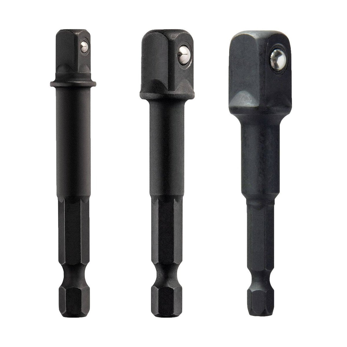 Dewalt 3 Piece Socket Adapter Set - 1/4", 3/8", 1/2" - Impact Ready - Durable - SuperSaverAU - view 1