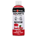White Knight Squirts Cherry Red Gloss Spray Paint 310g Durable Finish - SuperSaverAU - view 1