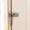 Taskmaster Satin Chrome Steel Door Chain & Bolt