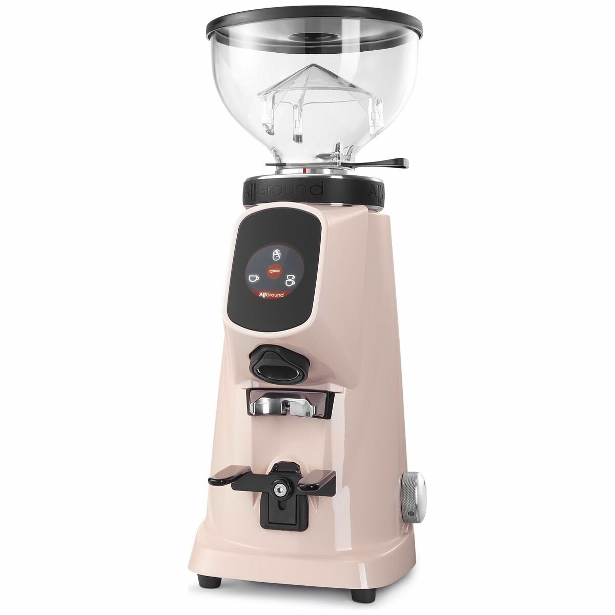 Sanremo AllGround coffee grinder - pink - 64mm titanium flat burrs - 250g hopper - SRSGF00011L0