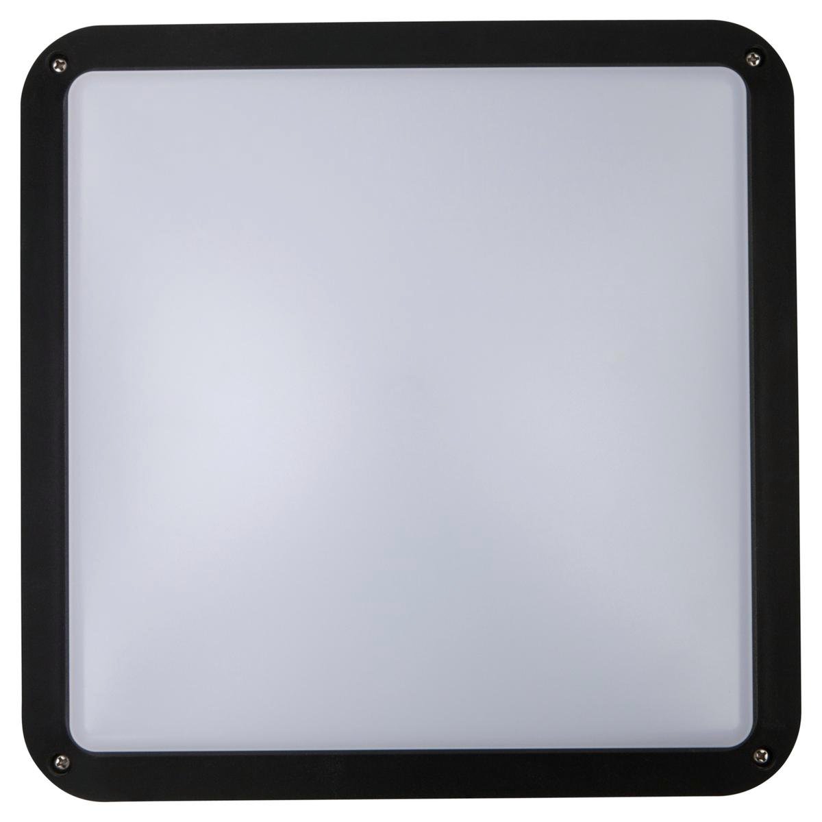 Hpm Selenta LED Square Bunker Light - 16W - 1540 Lumens - Black - IP65 - SuperSaverAU - view 1