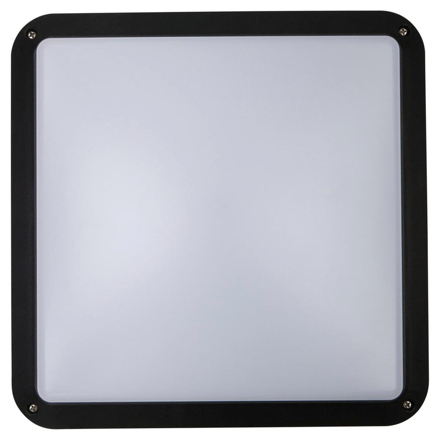 Hpm Selenta LED Square Bunker Light - 16W - 1540 Lumens - Black - IP65 - SuperSaverAU - view 1