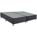 Sealy Posturepedic Split Super King Bed Base - Black - Pine Timber and Steel Frame - PPB-BLK-SSK