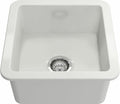 Turner Hastings Cuisine 46 Butler Sink Pack - Brushed Brass Ludlow Bridge Mixer Tap - Gloss White - PKG044
