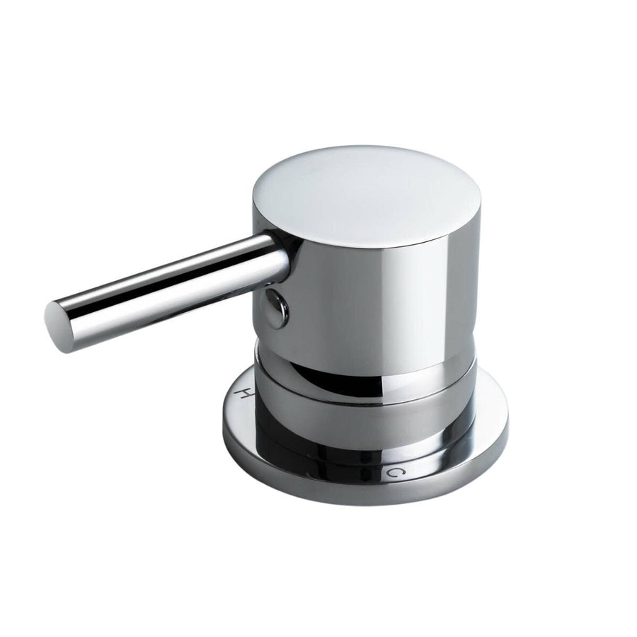 Rogerseller Tonic Hob Mixer - Chrome Finish - 48mm High, 55mm Wide - 3606013701