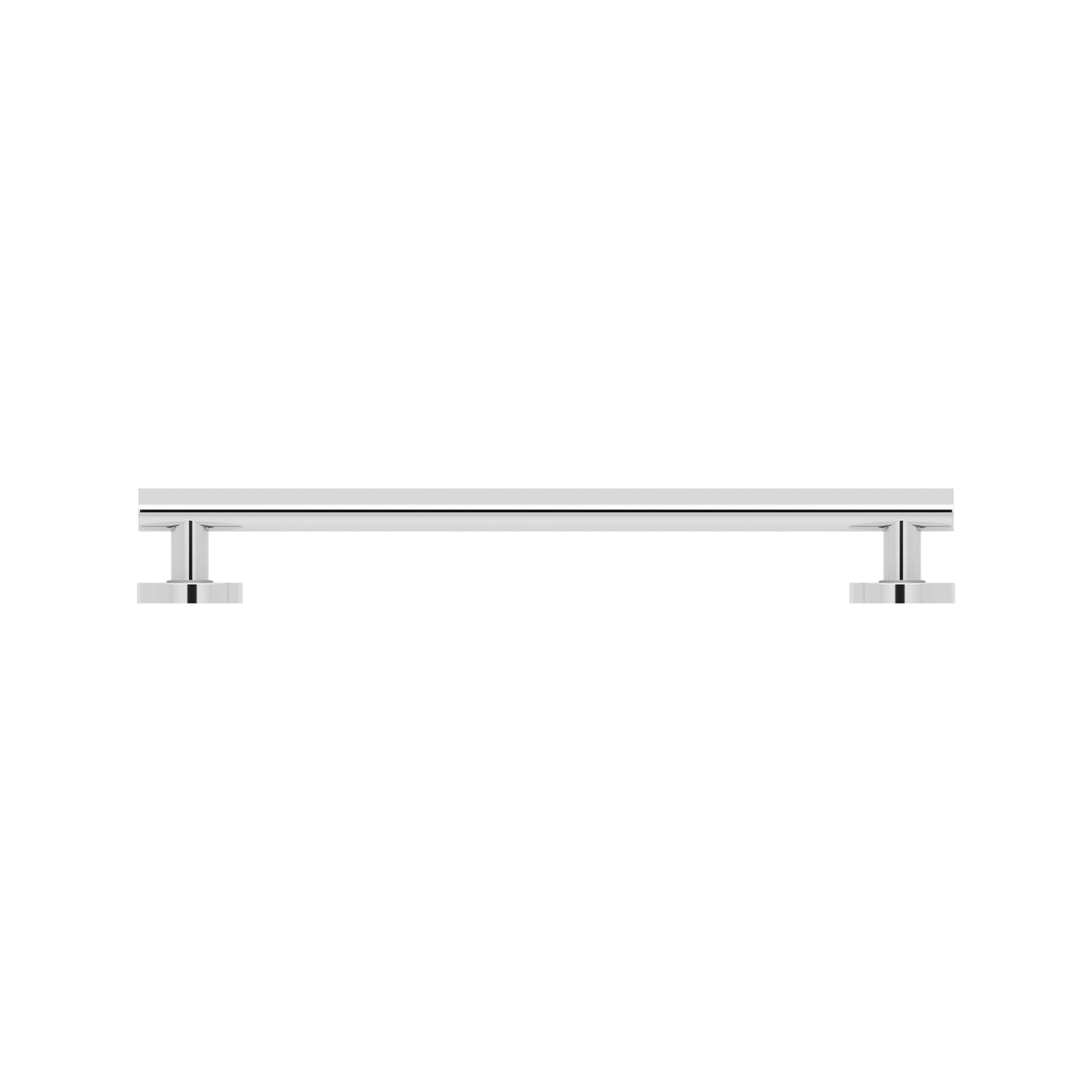 evekare 600mm Towel Rail with Grab Rail - 32mm Stainless Steel 110kg