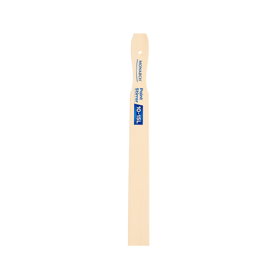 Monarch 10-15L Timber Paint Stirrer Curved Handle Wood