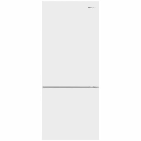 Westinghouse 425L Bottom Mount Fridge - White, Left Hinge, FreshSeal Crispers, FlexStor - WBE4302WCL