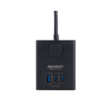 Jackson 3 Outlet Power Cube - 2 PD 30W USB-C & 1 USB-A - 1.2m Lead - Black - SuperSaverAU - view 2