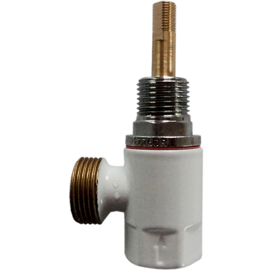 Shaw Mason White Unstyled Washing Machine Stop 217mm DR Brass Easy Install - SuperSaverAU - view 1