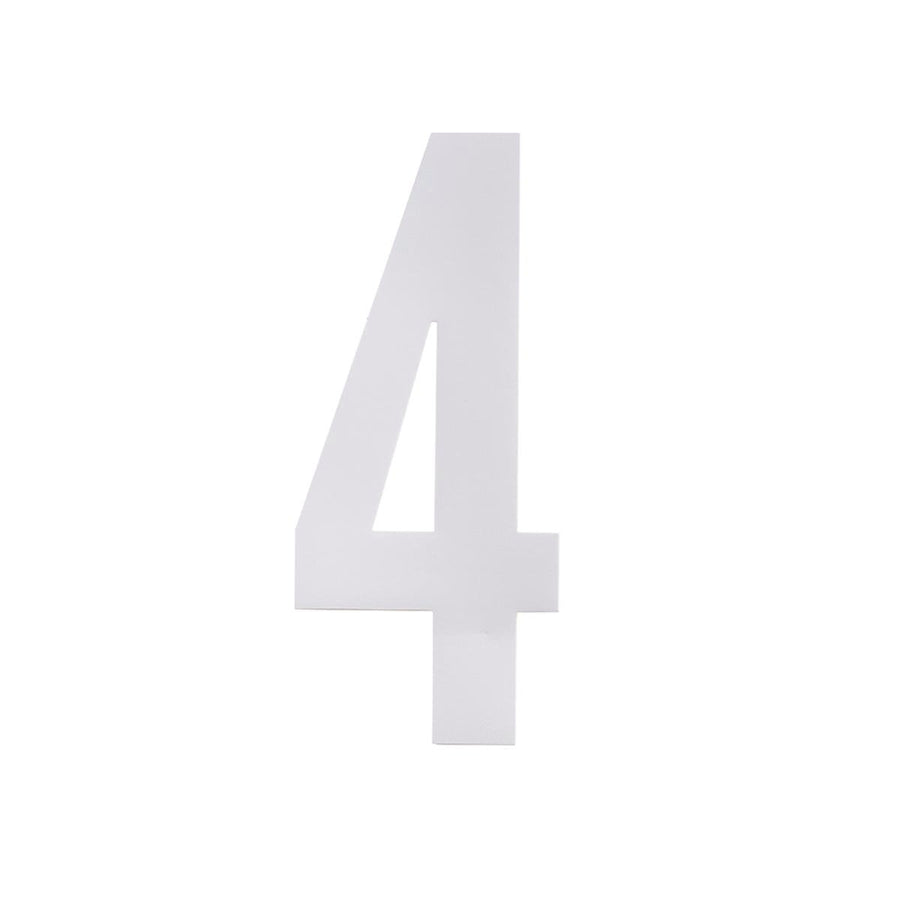 Sandleford Self Adhesive Wheelie Bin Number 4 - 175mm - White - Pack of 2 - SuperSaverAU - view 1