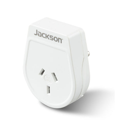 Jackson India, Sri Lanka & More Outbound Travel Adaptor PTA8814M - Plastic, Single Outlet