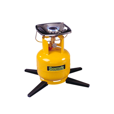 Gasmate Single Burner Portable LPG Camping Stove Chrome Steel