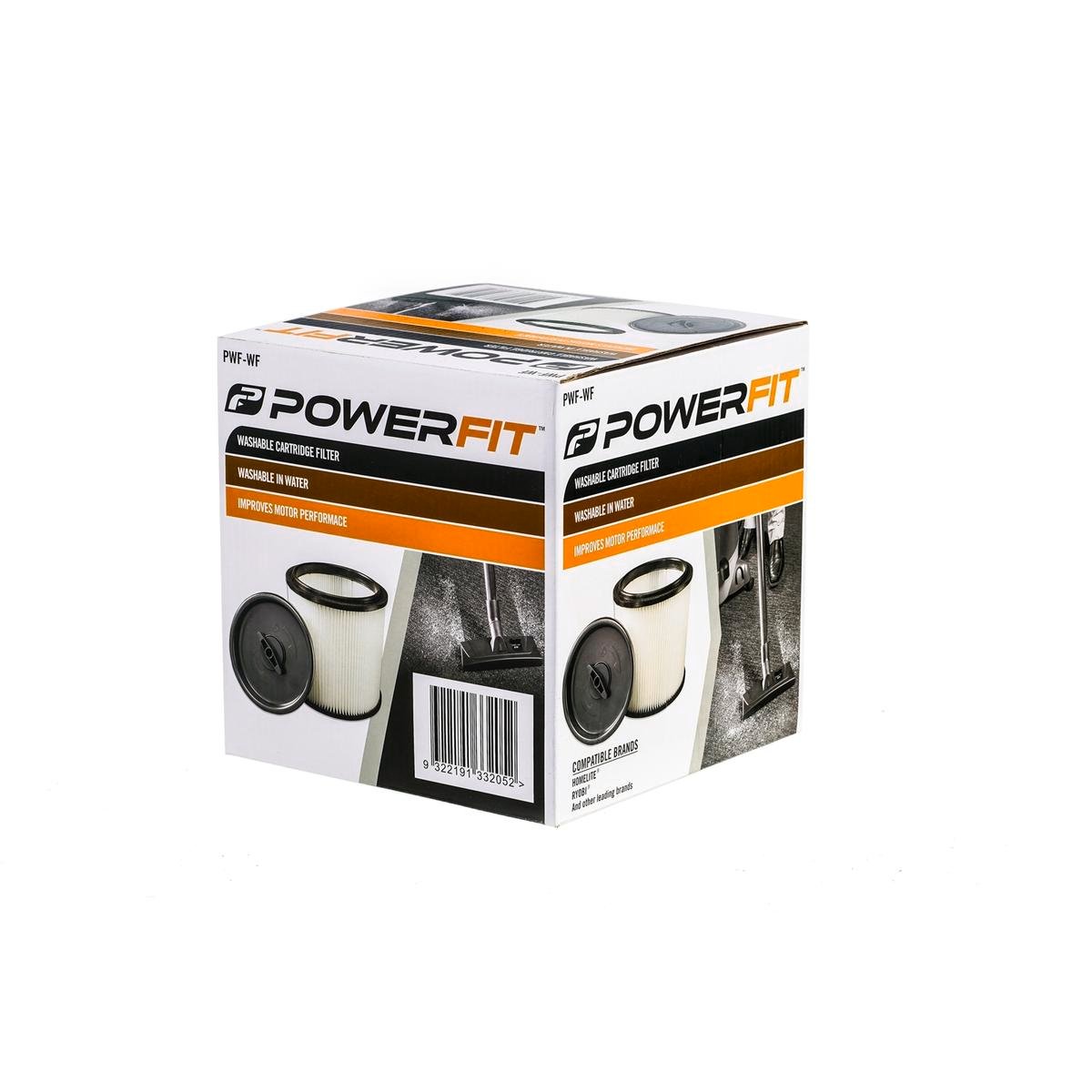 Powerfit Washable Cartridge Filter - 190mm - Filter - Improved Performance - SuperSaverAU - view 1