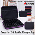 63 Slot Essential Oil Bottle Organiser Carry Bag - Blue Zip - view 2
