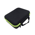 63 Slot Essential Oil Bottle Organiser Carry Bag - Lime Green Zip