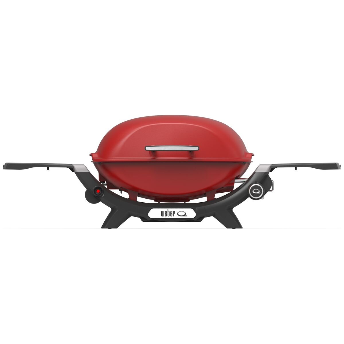 Weber Q2000N Portable LPG BBQ - Large Cooking Area, Front-Facing Grease Tray, Red - 3400043
