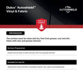 Dulux Autoshield 340g Charcoal Vinyl & Fabric Spray Paint, Satin Finish
