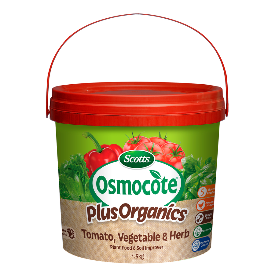 Scotts Osmocote Plus Organics - 1.5kg - Controlled Release Fertiliser - Safe for Vegetables - SuperSaverAU - view 1