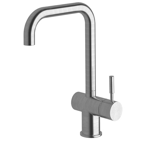 Sussex Taps Voda Square Neck Mixer Tap - Satin Chrome, All Brass, 4 Star Rating - VSMQ-11