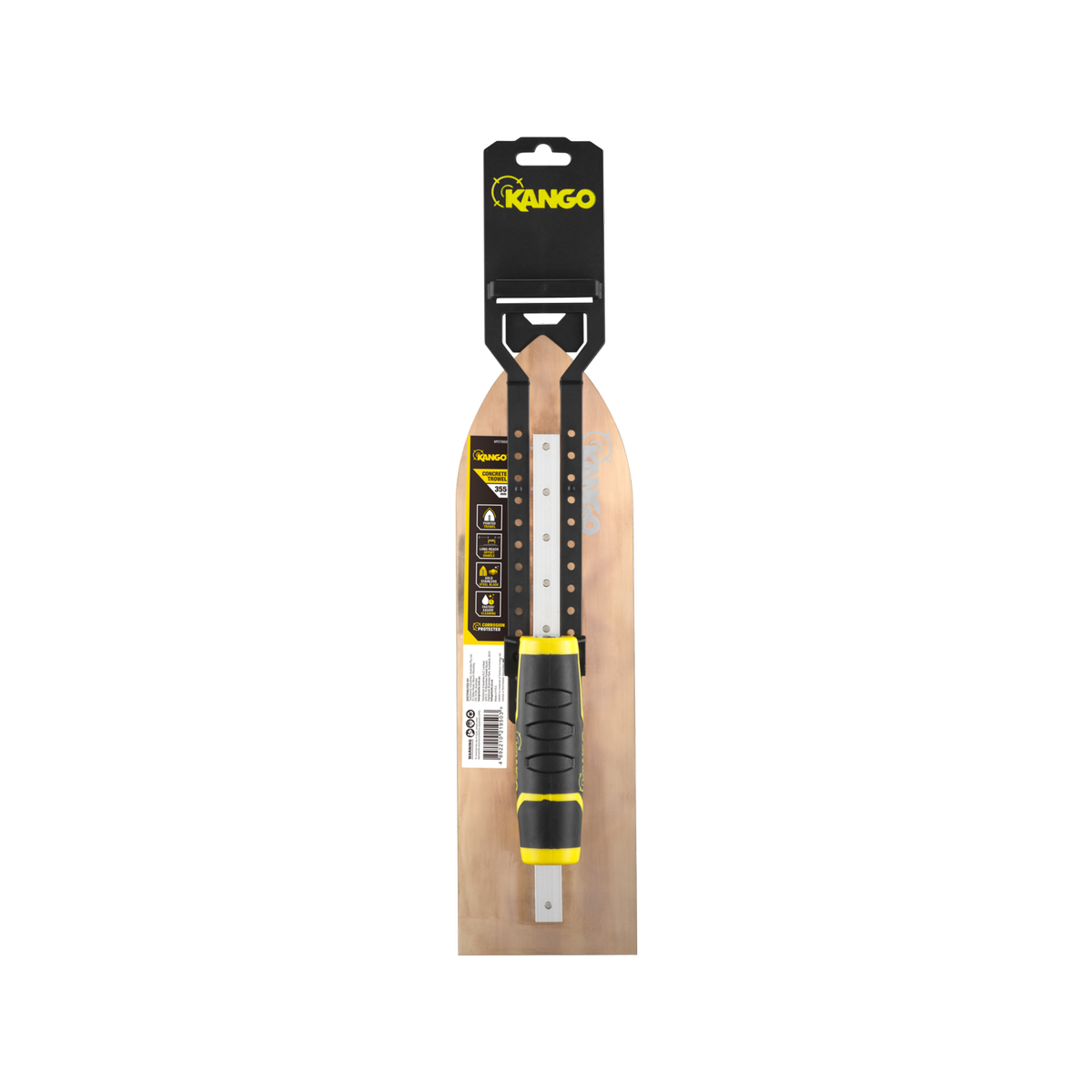 Kango 355mm Pointed Concrete Trowel - Gold Stainless Steel - Precision Finish - SuperSaverAU - view 2