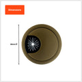 Taskmaster 60mm Brushed Brass Cable Duct - 1 Pack