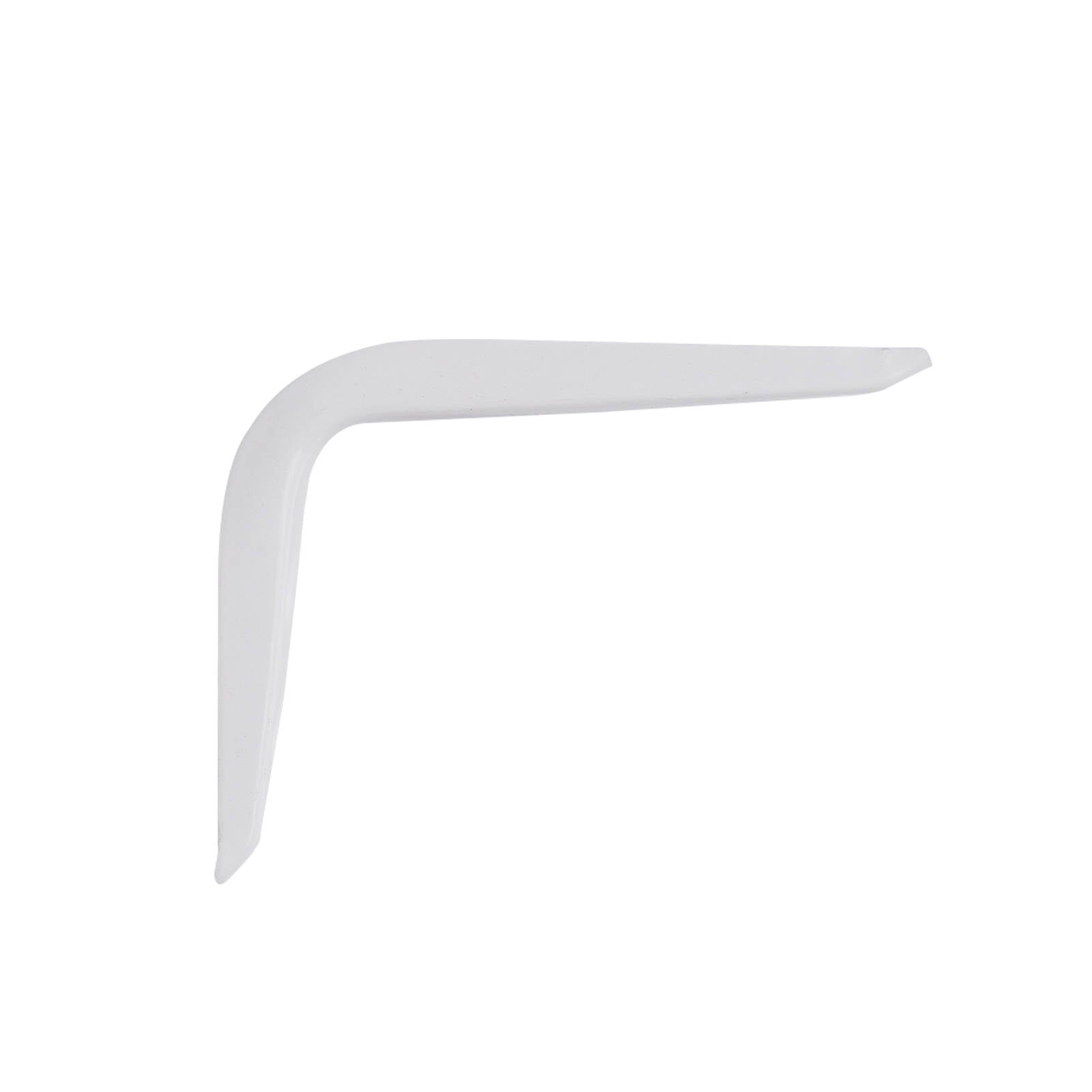 Carinya 100 x 75mm White Powder Coated Steel Angle Bracket, 50kg, Wall Mount