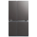 Mitsubishi Electric 580L French Door Fridge - Dark Silver Glass, Automatic Ice Maker - MR-LA580ER-GDS-A