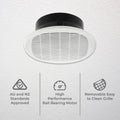 Deta 250mm Exhaust Fan - Energy Efficient - Plastic - Low Noise - SuperSaverAU - view 2