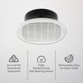 DETA 250mm White DC Energy Efficient Ceiling Exhaust Fan 240V 18W DE250
