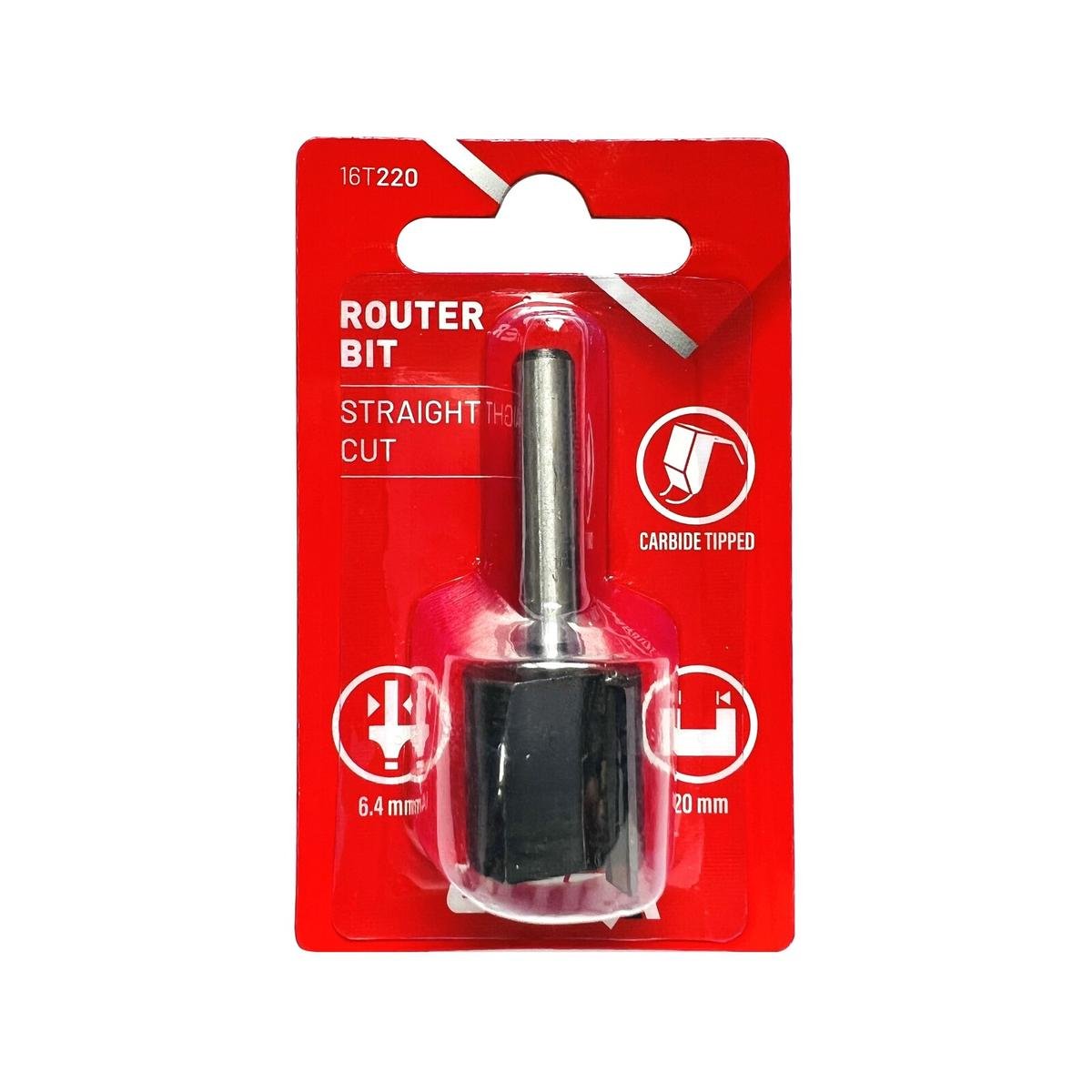 Ultra Router Bit - Straight 20mm - Tungsten Carbide - Durable - SuperSaverAU - view 1