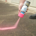 Dy-Mark 350g Blue Spray & Mark Line Marking Paint, Inverted, Splatter Resistant