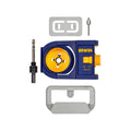 IRWIN Door Lock Installation Kit, Bi-Metal Hole Saw Set