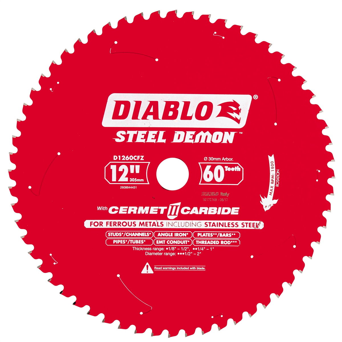 Diablo Circular Saw Blade - 305mm Steel - 60 Teeth - Durable Cuts - SuperSaverAU - view 2
